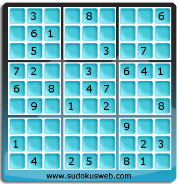 Sudoku von mittelmässiger höhe