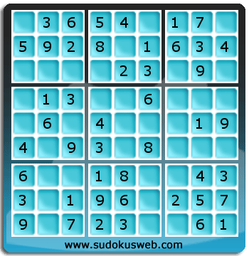 Sudoku von sehr einfacher höhe