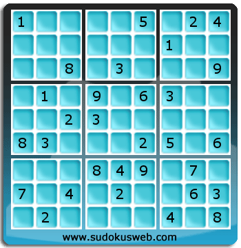 Sudoku von mittelmässiger höhe