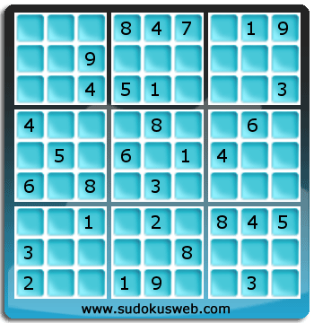 Sudoku von mittelmässiger höhe