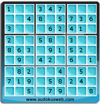 Sudoku de Niveau Très Facile