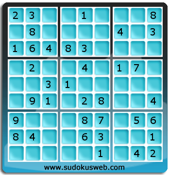 Sudoku von einfacher höhe