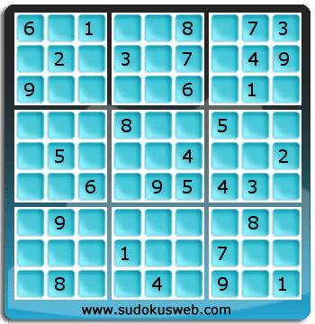 Sudoku von mittelmässiger höhe