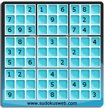 Sudoku von mittelmässiger höhe