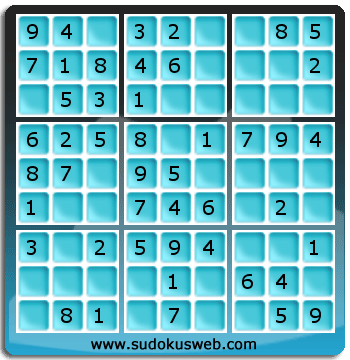 Nivel Muito Facil de Sudoku Nivel Muito Facil de Sudoku