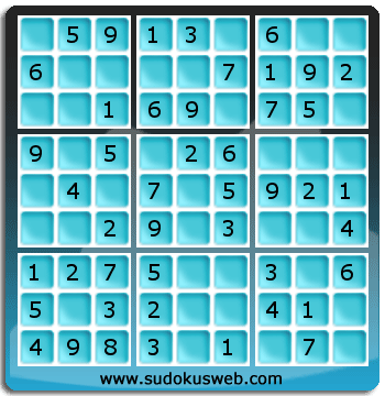 Nivel Muito Facil de Sudoku Nivel Muito Facil de Sudoku
