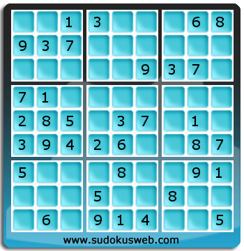 Nivel Facil de Sudoku Nivel Facil de Sudoku