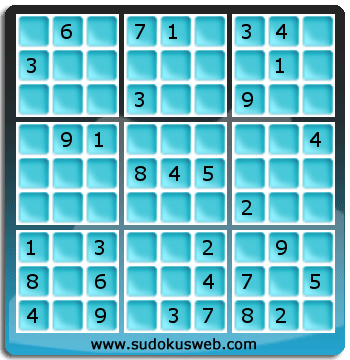 Sudoku von mittelmässiger höhe