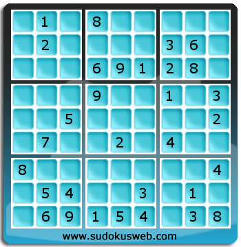 Sudoku von mittelmässiger höhe