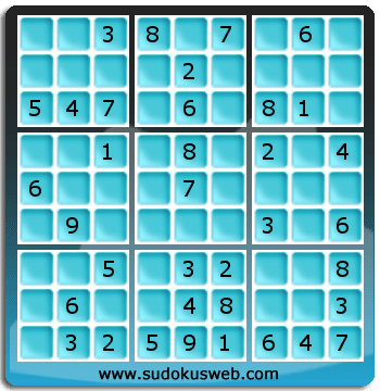 Sudoku von einfacher höhe