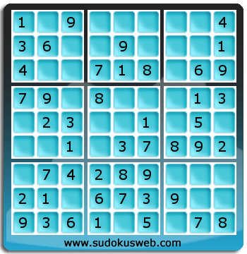 Sudoku de Nivel Muy Fácil