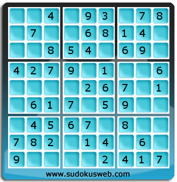 Sudoku de Nivel Muy Fácil