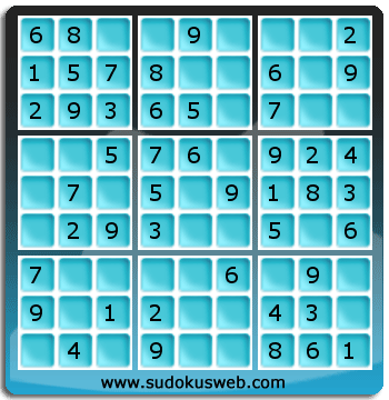 Nivel Muito Facil de Sudoku Nivel Muito Facil de Sudoku
