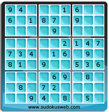 Nivel Facil de Sudoku Nivel Facil de Sudoku