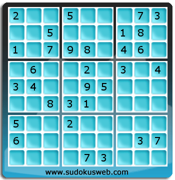 Sudoku von mittelmässiger höhe