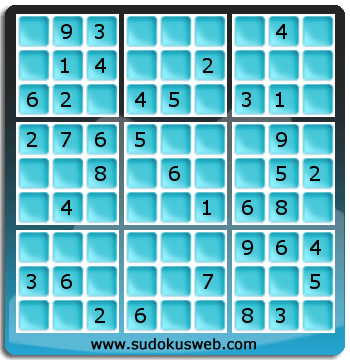 Sudoku von einfacher höhe