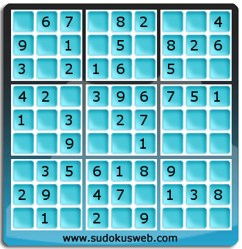 Sudoku de Niveau Très Facile Sudoku de Niveau Très Facile