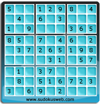 Sudoku de Nivel Muy Fácil