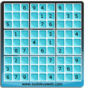 Sudoku von mittelmässiger höhe