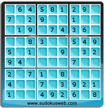 Sudoku de Niveau Très Facile