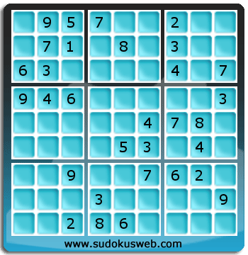 Sudoku von mittelmässiger höhe