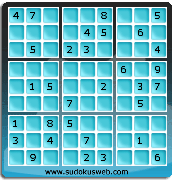 Sudoku von mittelmässiger höhe