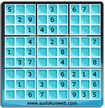 Nivel Facil de Sudoku Nivel Facil de Sudoku