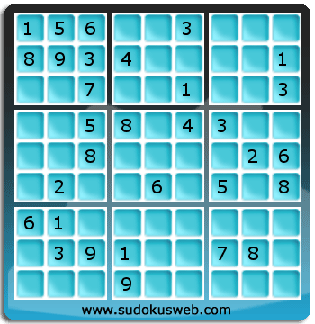 Sudoku von mittelmässiger höhe