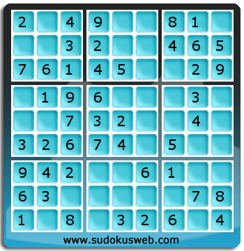 Sudoku von sehr einfacher höhe