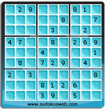 Sudoku von mittelmässiger höhe