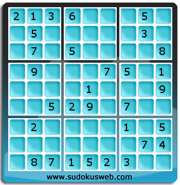 Sudoku von mittelmässiger höhe