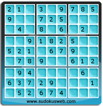 Sudoku de Niveau Très Facile Sudoku de Niveau Très Facile