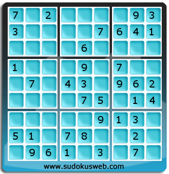 Sudoku de Niveau Facile Sudoku de Niveau Facile