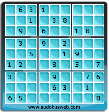 Sudoku von mittelmässiger höhe