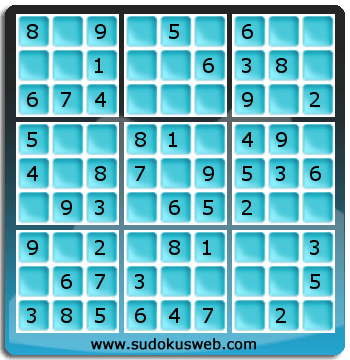 Sudoku de Niveau Très Facile