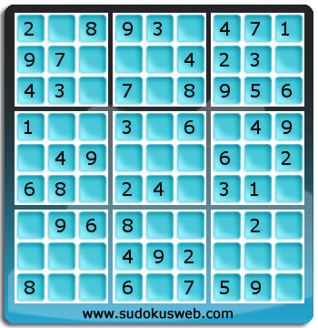 Sudoku de Nivel Muy Fácil