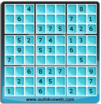 Sudoku de Niveau Facile Sudoku de Niveau Facile