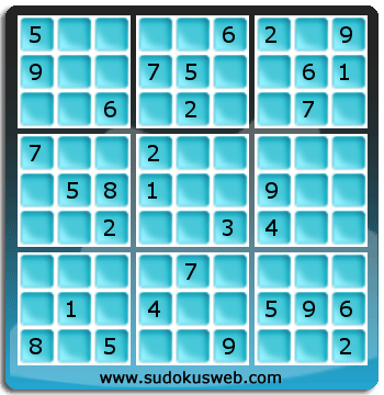 Sudoku von mittelmässiger höhe