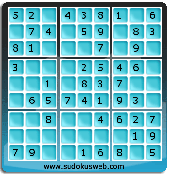 Sudoku von sehr einfacher höhe