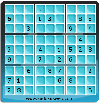 Sudoku von mittelmässiger höhe