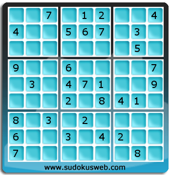 Sudoku von mittelmässiger höhe