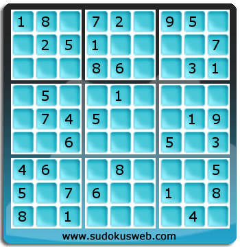 Sudoku von einfacher höhe