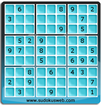 Sudoku von mittelmässiger höhe