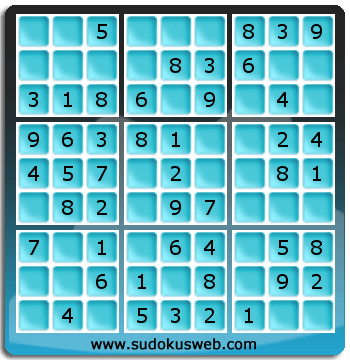 Sudoku de Nivel Muy Fácil