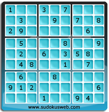 Sudoku von mittelmässiger höhe