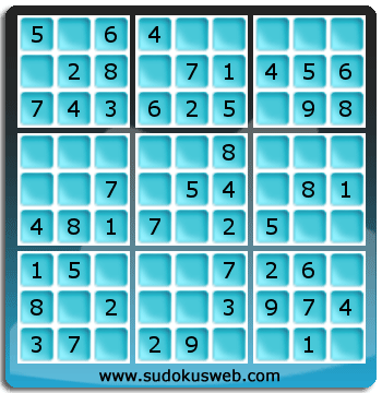 Nivel Muito Facil de Sudoku Nivel Muito Facil de Sudoku