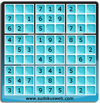 Sudoku de Nivel Muy Fácil