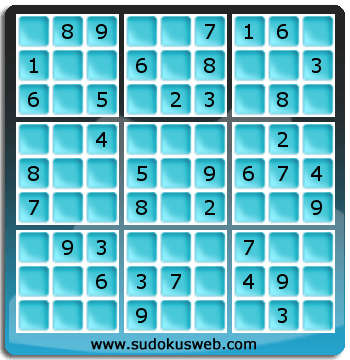Sudoku de Niveau Facile Sudoku de Niveau Facile