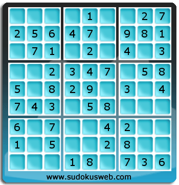 Sudoku von sehr einfacher höhe