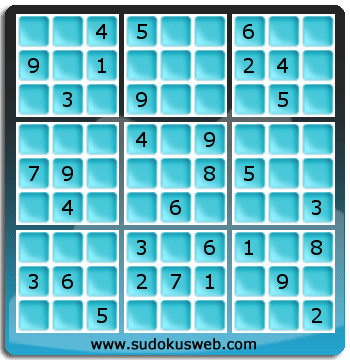 Sudoku von mittelmässiger höhe